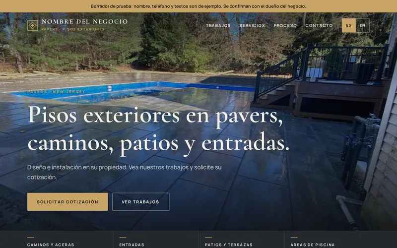 Captura de la portada de Pisos y pavers (nombre por definir)